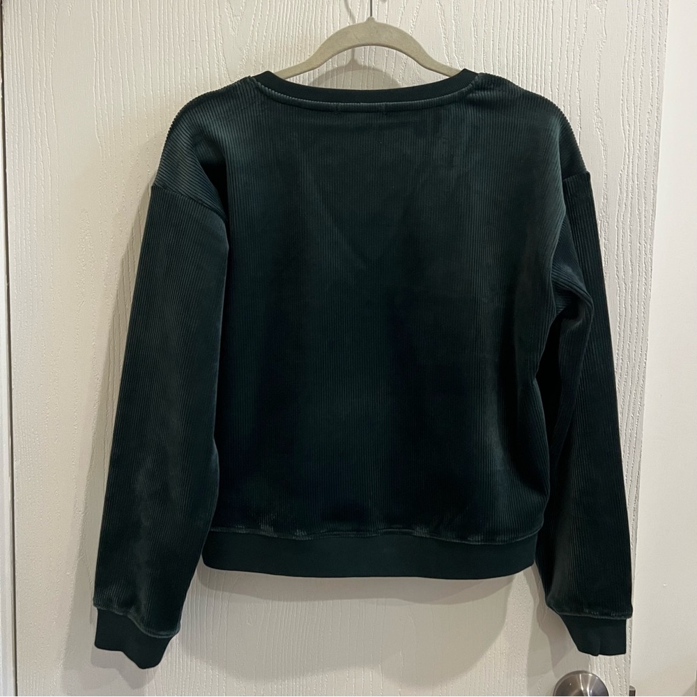 Marine Layer Cord Velour V-Neck Sweatshirt - Picture 6 of 6